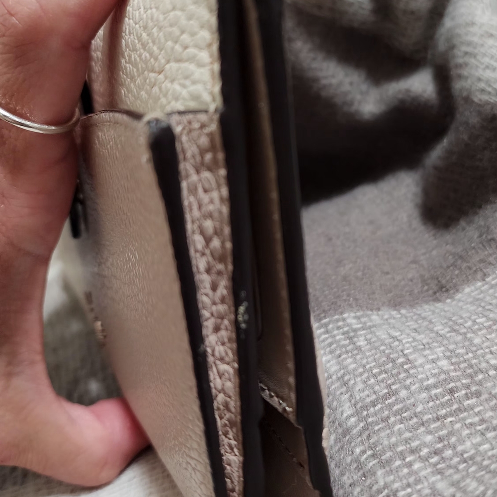 Kate Spade Cream and Tan Leather Wristlet - Picture 4 of 12